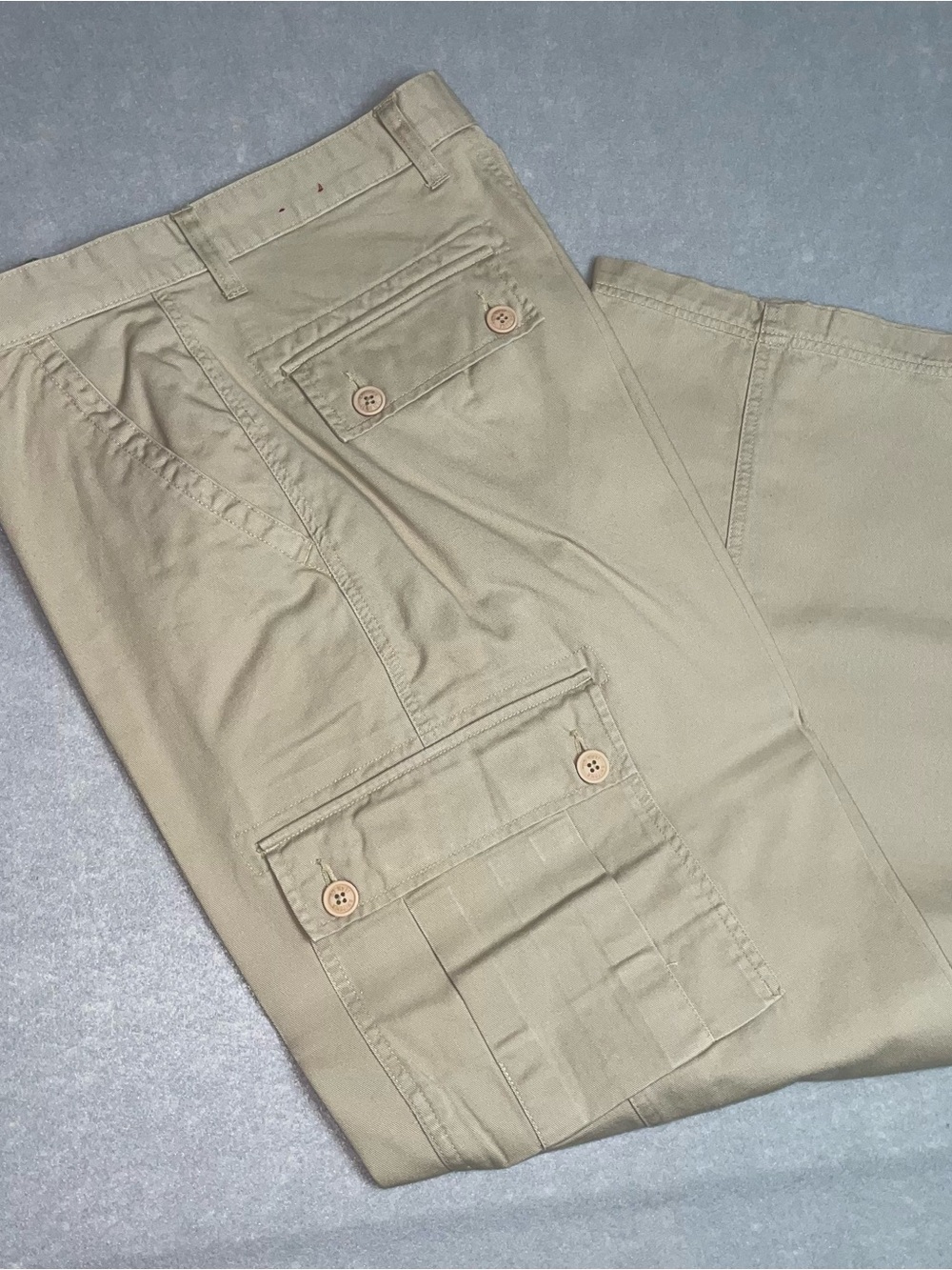 Arizona Jean Company Men's Cargo Pants Beige Tan 34x32